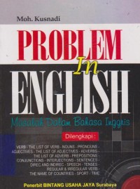 Image of Problem in English