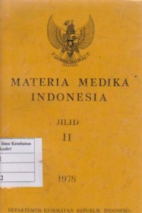 Image of Materia Medika Indonesia Jilid II