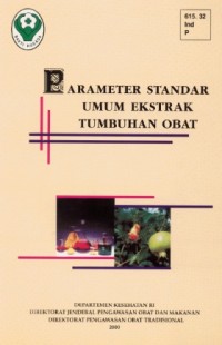 Image of Parameter standar umum ekstrak tumbuhan obat