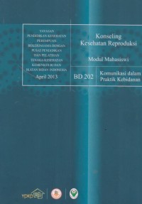 Image of Konseling kesehatan Reproduksi modul mahasiswi