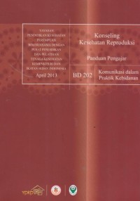 Image of Konseling kesehatan Reproduksi panduan pengajar