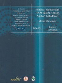 Image of Integrasi gender dan Ham dlm konsep asuhan kebidanan modul mahasiswi