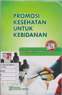 Image of Promosi kesehatan untuk kebidanan