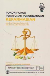 Image of Pokok-pokok peraturan perundangan Kefarmasian