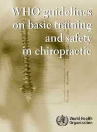 Image of WHO Guidelines on Basic Training and Safety in Chiropractic