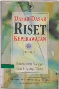 Image of Riset keperawatan:buku ajar&latihan